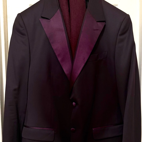 Dolce&Gabana Tuxedo Blazer wine/ Bordeaux Color size 40 US / 50 Italia NWT - Picture 5 of 7